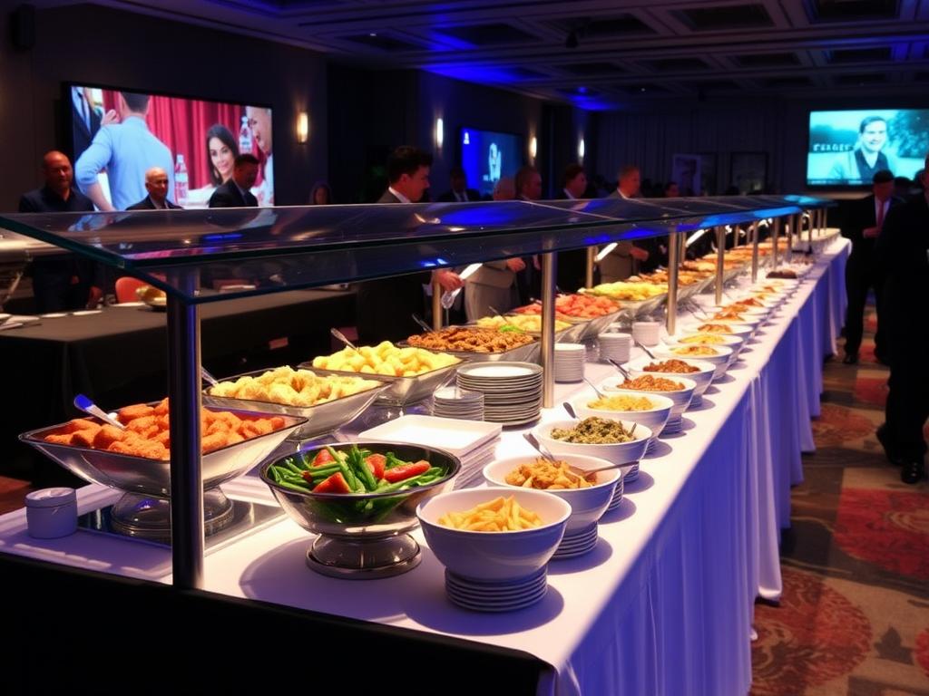 Buffet at the corporate eventфото