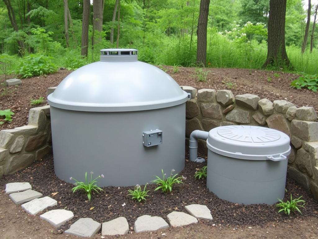 Septic tanks for summer cottagesфото