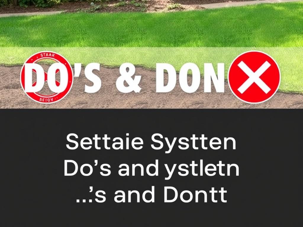  Septic System Landscaping Do’s and Don’ts. Septic System Landscaping Tips for Different Yard Areas