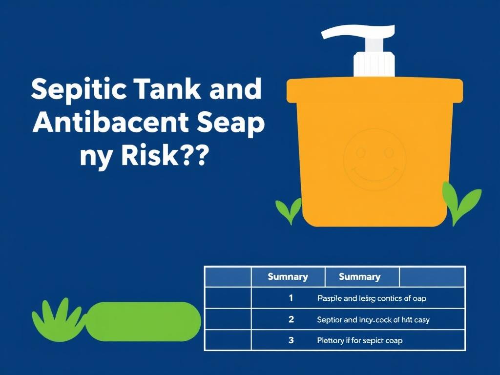  Septic Tank and Antibacterial Soap: Any Risks?. Summary Table of Key Points