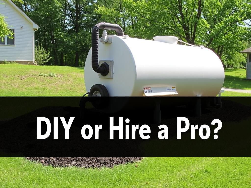  Septic Tank Pumping: DIY or Hire a Pro?. Comparing DIY Septic Tank Pumping vs. Hiring a Pro