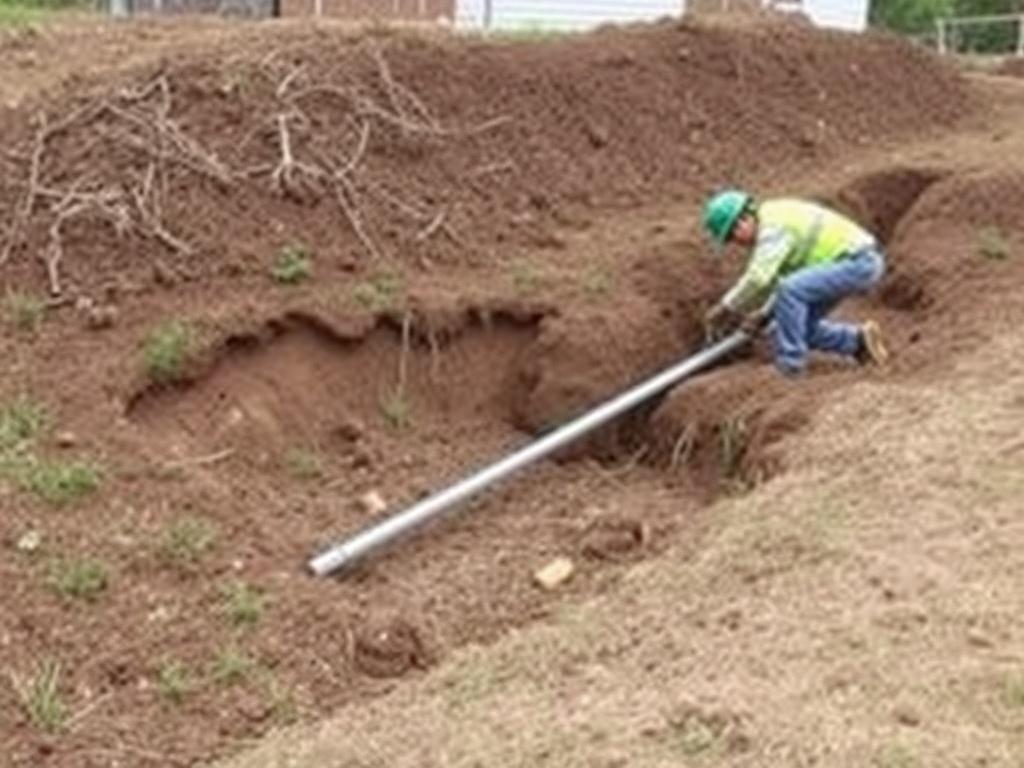  Reparieren eines kollabierten Drainagefeldes. Einführung in das Thema Drainagefelder und ihre Bedeutung