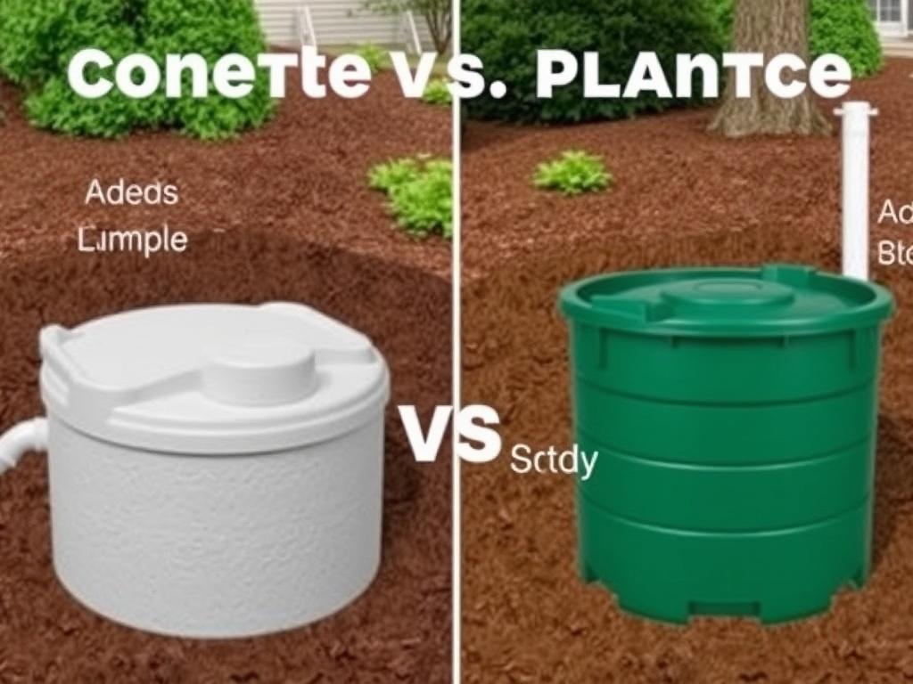  Beton vs. Kunststoff: Welche Klärgrube ist besser?. Kostenvergleich: Anschaffung und Installation