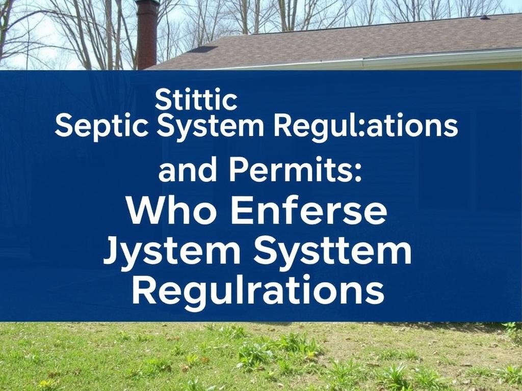 Septic System Regulations and Permits. Who Enforces Septic System Regulations?