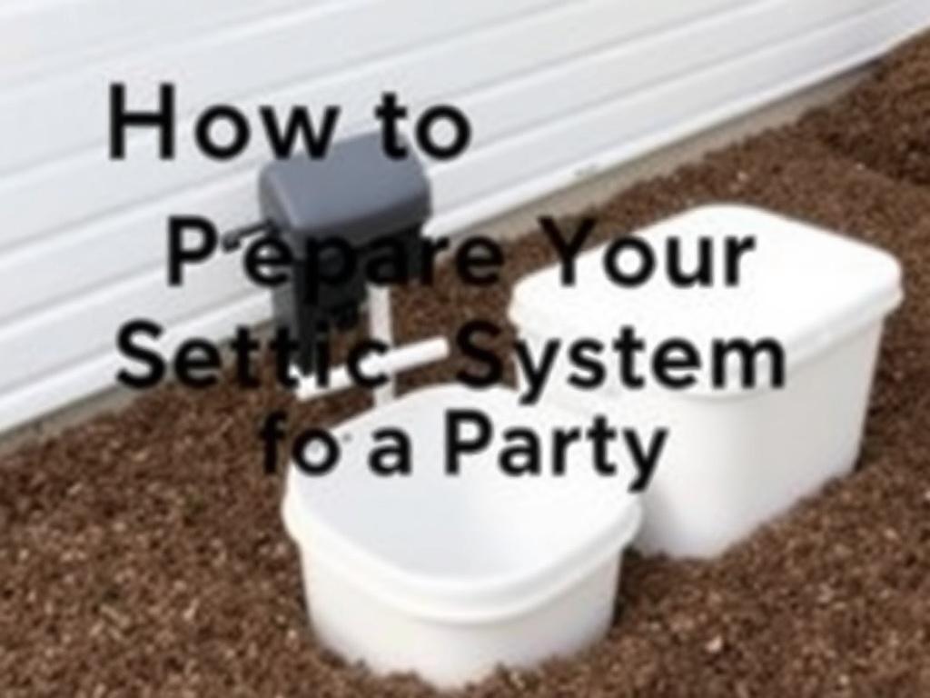  How to Prepare Your Septic System for a Party. Tips Recap: How to Prepare Your Septic System for a Party