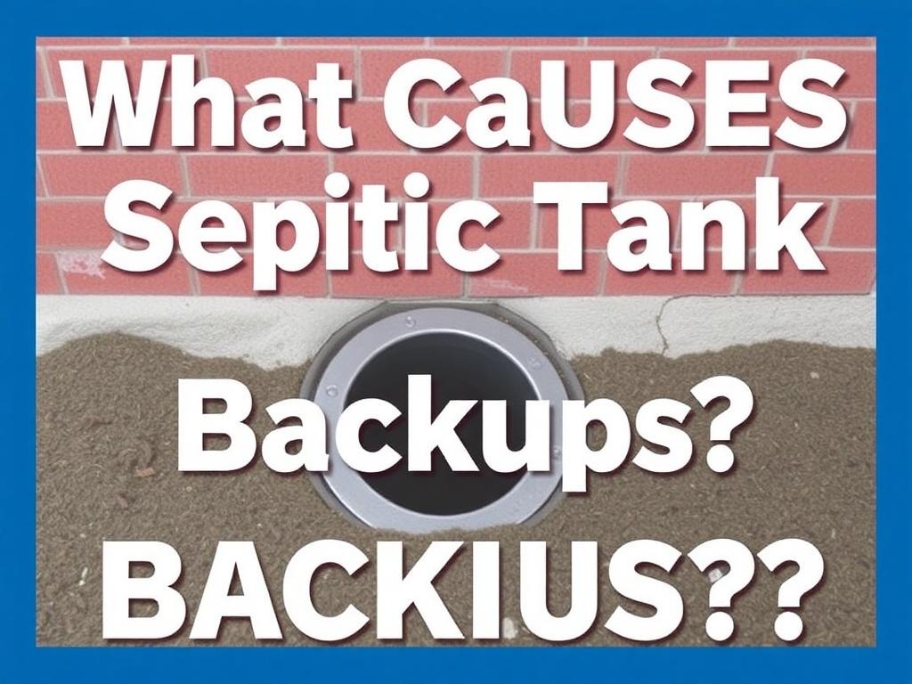 Was verursacht Klärgruben-Backups? . Common Causes of Septic Tank Backups