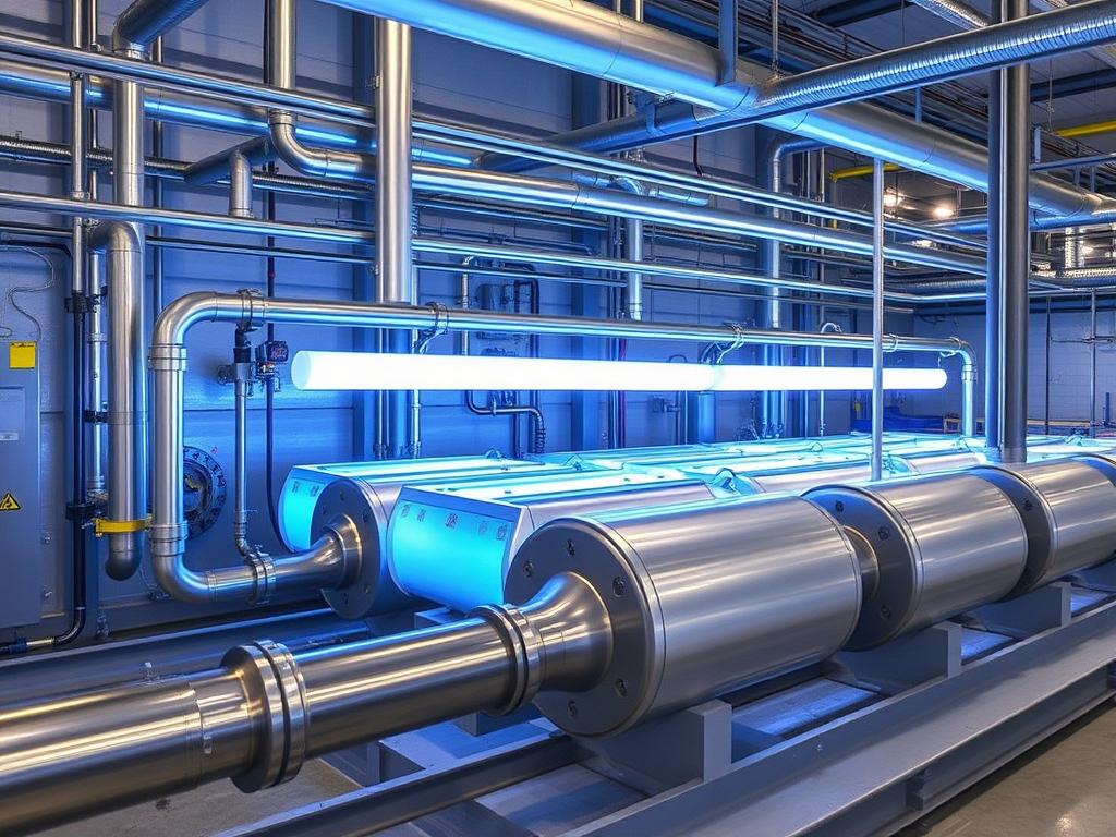 UV systems for water purification in industrial applicationsфото