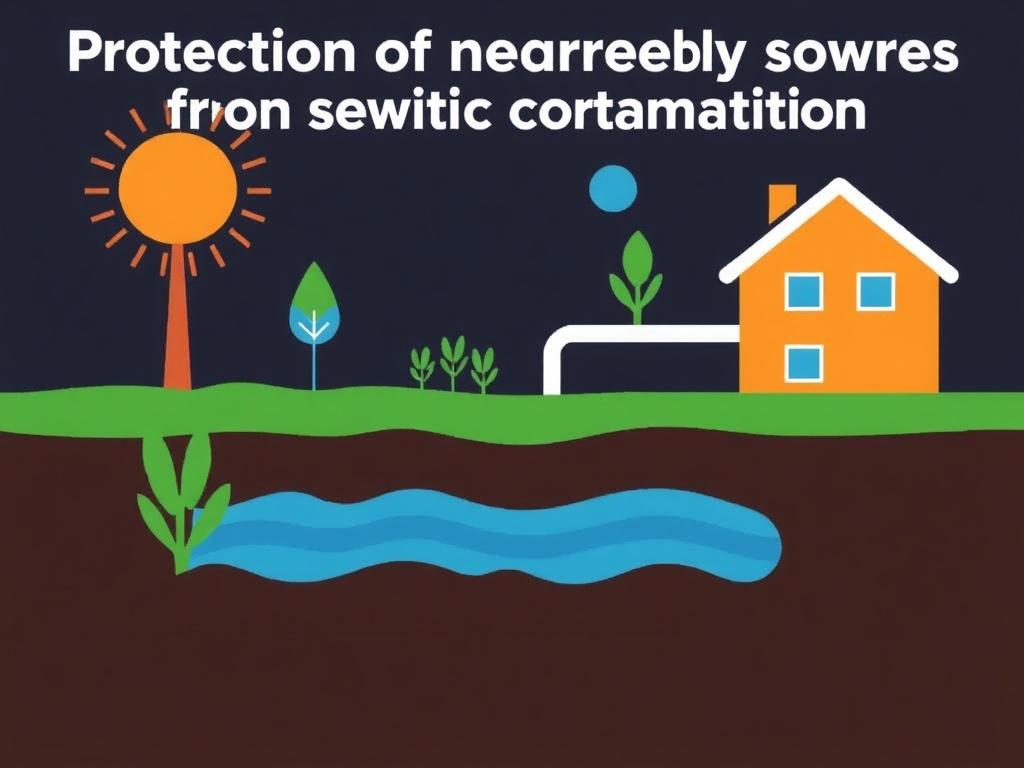  Schutz nahegelegener Wasserquellen vor septischer Kontamination. Was ist septische Kontamination und wie entsteht sie?