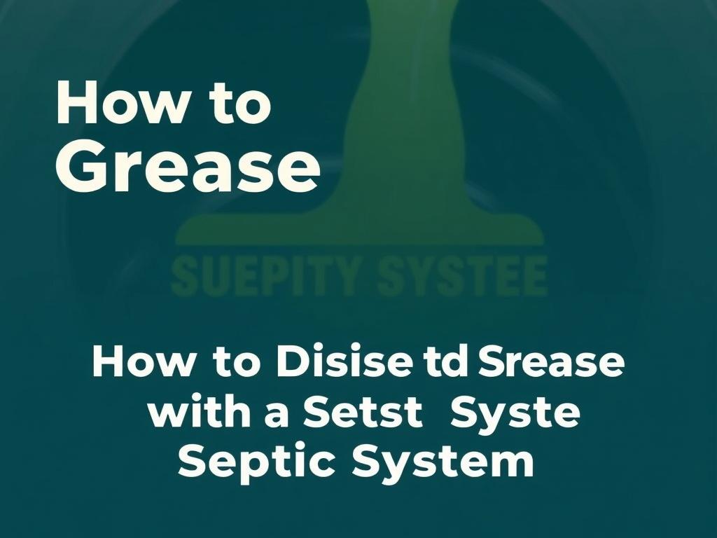  How to Dispose of Grease with a Septic System. Quick Reference: Do’s and Don’ts of Grease Disposal with a Septic System