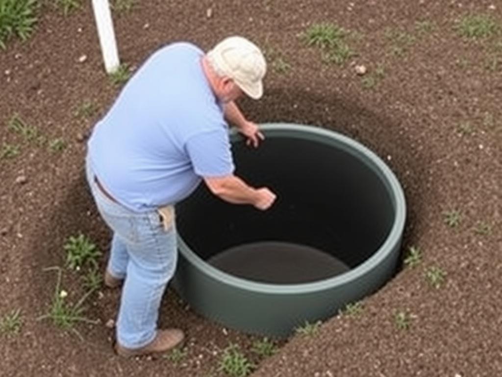  How to Install a Septic Tank Riser Lid. Step 3: Placing the Septic Tank Riser Lid