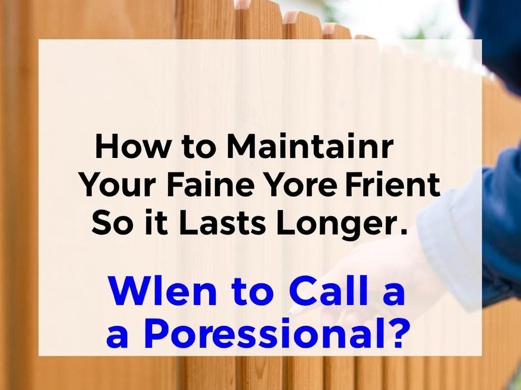 Comment Entretenir Votre Clôture pour Qu’elle Dure Plus Longtemps. Quand Faire Appel à un Professionnel ?  Comment Entretenir Votre Clôture pour Qu’elle Dure Plus Longtemps. Quand Faire Appel à un Professionnel ?