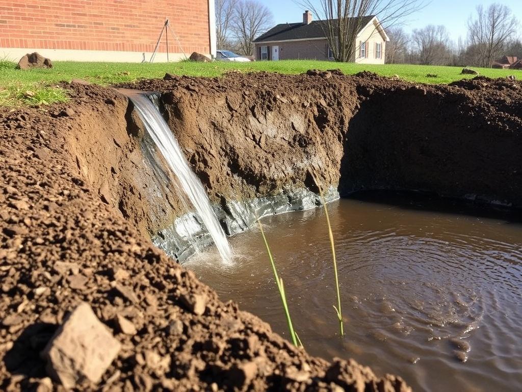 Warum steht stehendes Wasser über dem Abflussfeld? . Was ist ein Abflussfeld und wie funktioniert es?