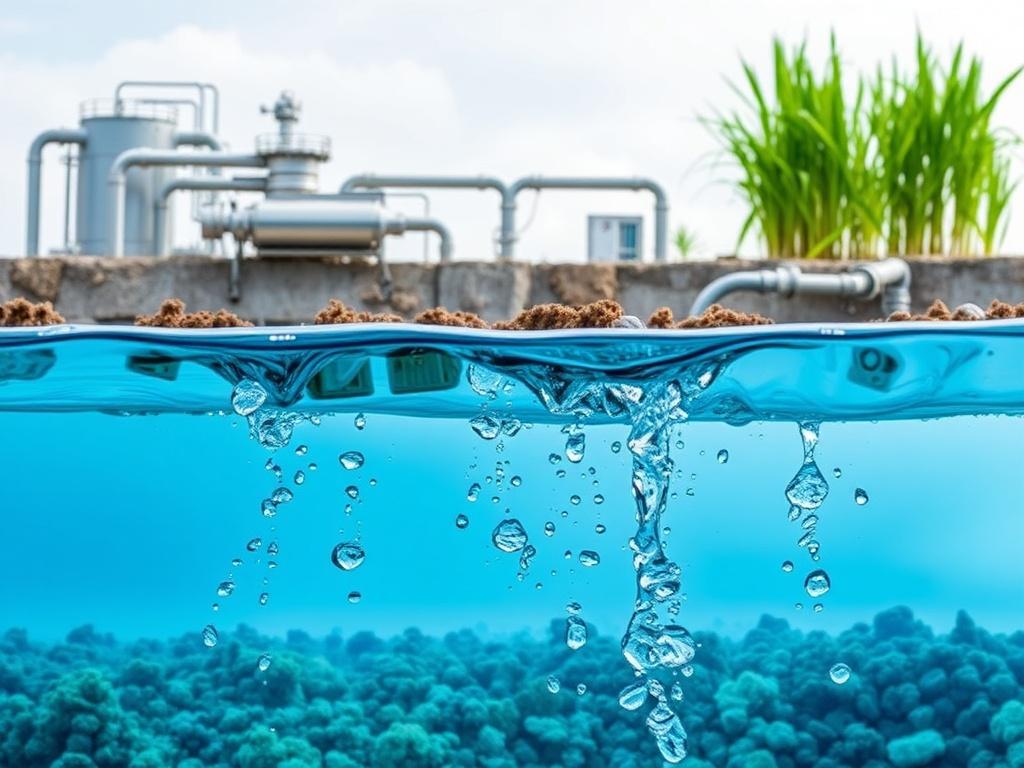 Réduire sa production d'eaux usées. Reducción de aguas residuales en la industria y la agricultura