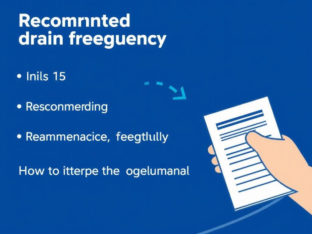 Fréquence de vidange recommandée. Cómo interpretar el manual del fabricante