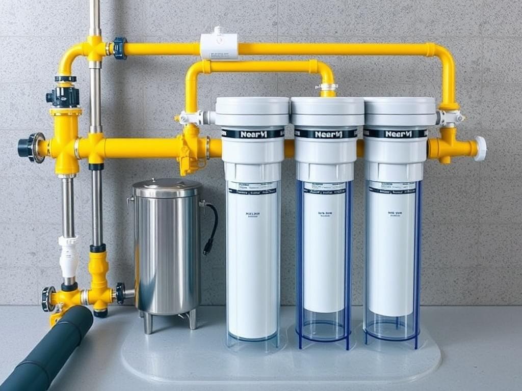 Filtration of wastewater by reverse osmosisфото