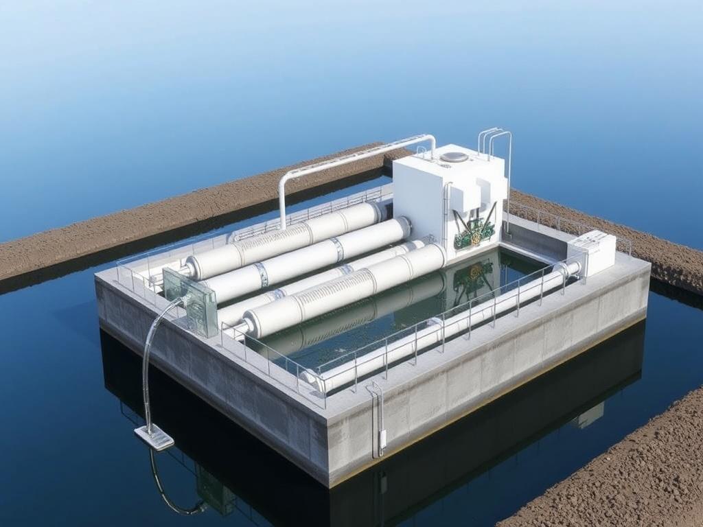 Kleinkläranlage mit Membrantechnik. Costes y viabilidad económica
