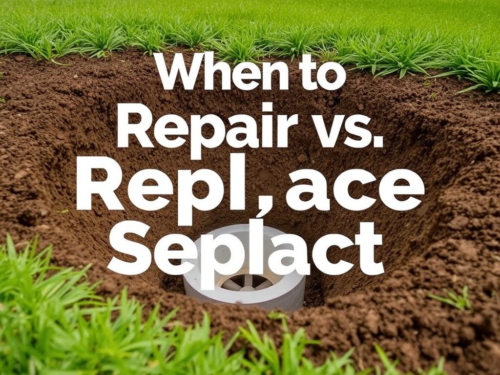When to Repair vs. Replace Your Septic System. Señales de que probablemente necesita reemplazo