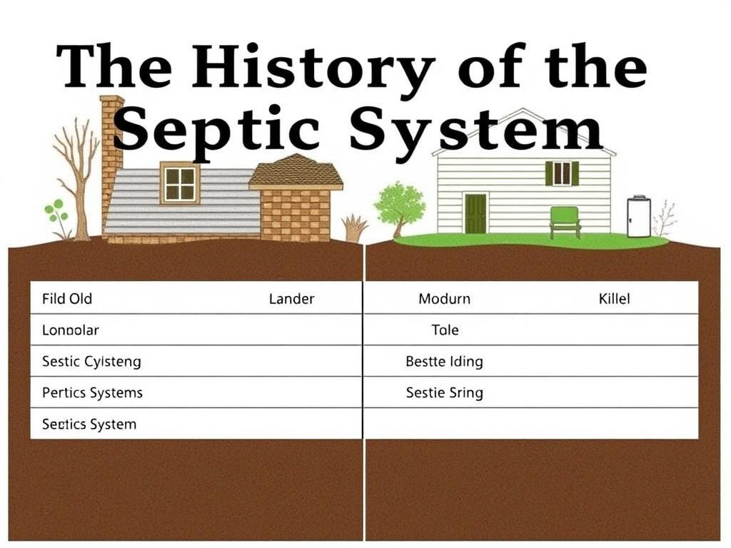 The History of the Septic System. Tabla comparativa: sistemas antiguos vs modernos