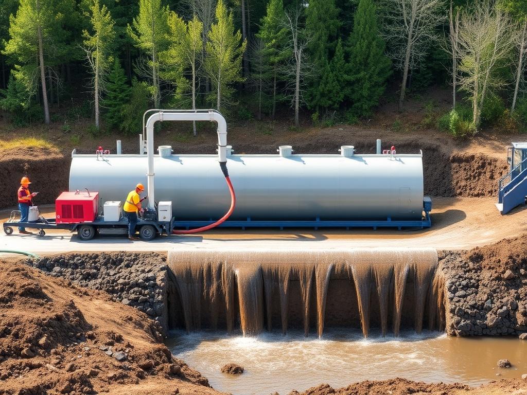 Abpumpen des Klärschlamms. Aspectos operativos: un recorrido paso a paso (visión general)