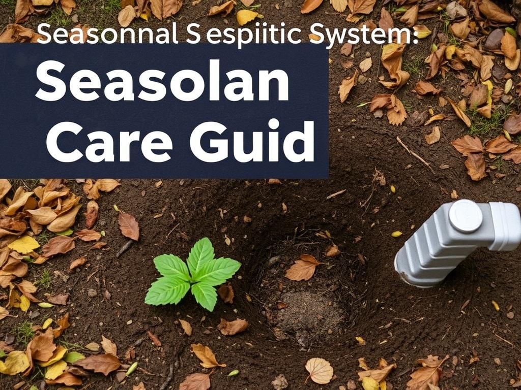 Seasonal Septic System Care Guide. Otoño: preparación para el frío y cuidado del suelo