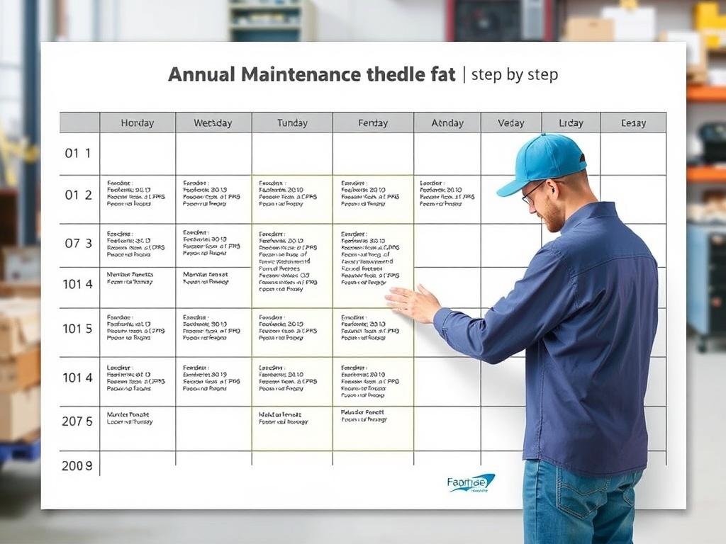 Planificación del mantenimiento anual. Cómo diseñar el calendario anual paso a paso