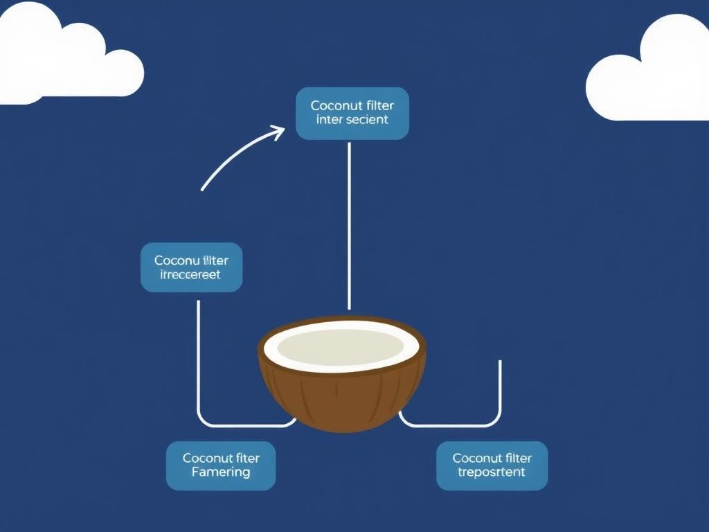 Le fonctionnement d'un filtre à coco. Historias de uso: ejemplos que ayudan a entender
