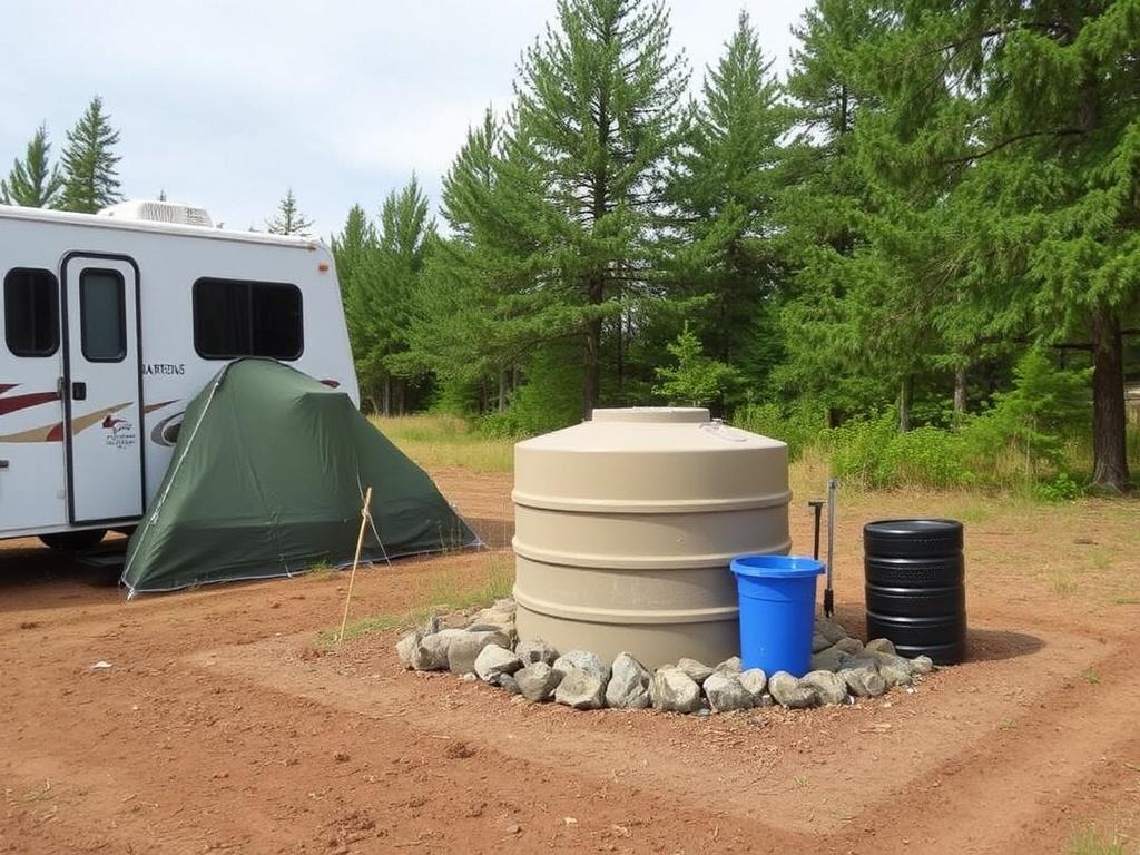Camper avec une fosse septique : précautions. Equipamiento útil para gestionar una fosa séptica en ruta