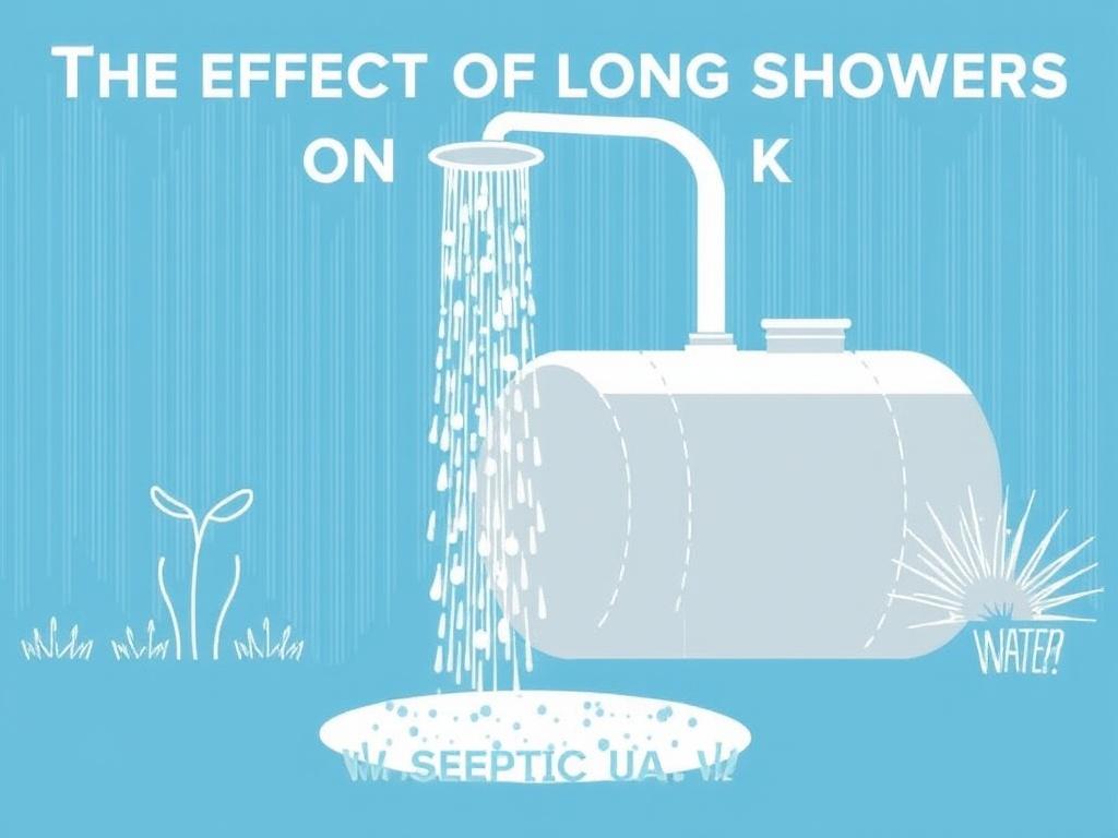 The Effect of Long Showers on a Septic Tank. Cálculos simples para entender cuánta agua consume una ducha
