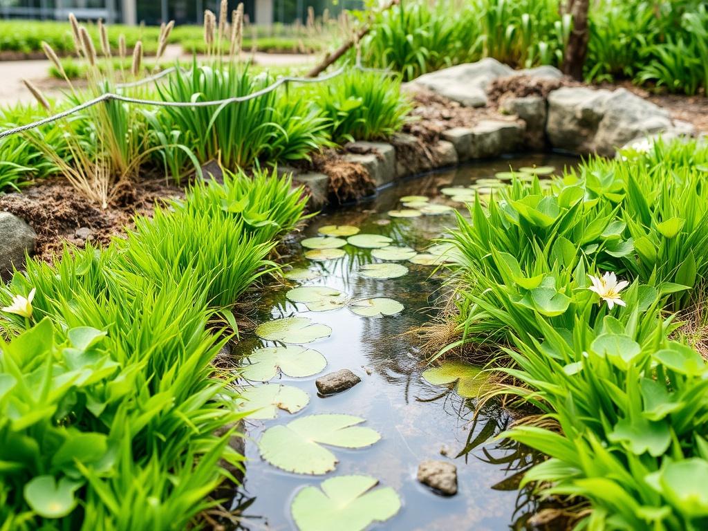 Pflanzenkläranlage als Alternative. Principios de funcionamiento: cómo las plantas limpian el agua