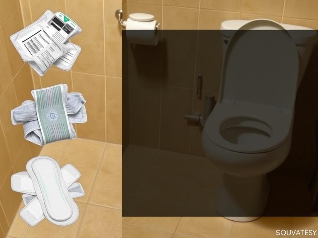 Things You Should Never Flush Down the Toilet. 2. Pañales y toallas sanitarias