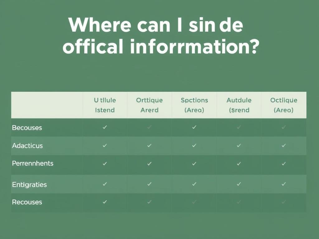 Où trouver des informations officielles fiables ?. Tablas útiles: comparación de dominios, tipos de fuentes y ejemplos