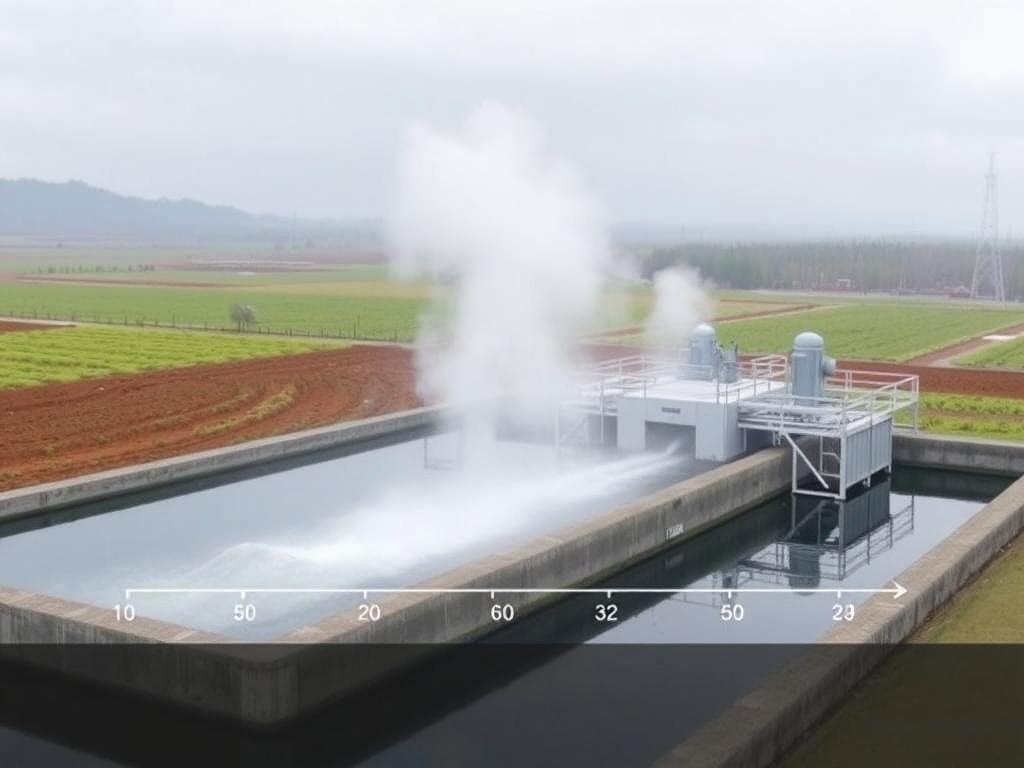 CO2-Bilanz einer dezentralen Kläranlage. Desglose típico: tabla de emisiones por área