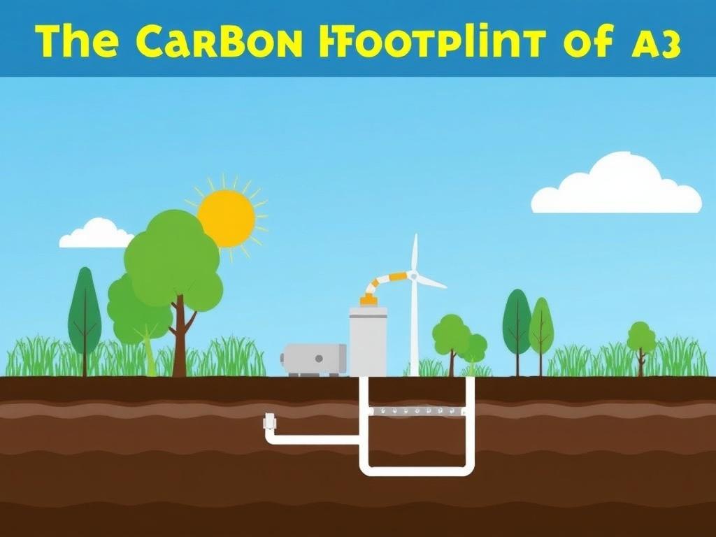 La huella de carbono de un sistema séptico. De dónde salen las emisiones en un sistema séptico