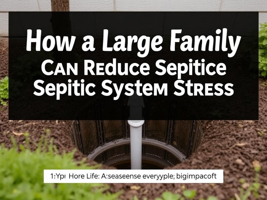 How a Large Family Can Reduce Septic System Stress. Consejos prácticos para la vida diaria: pequeños cambios, gran impacto