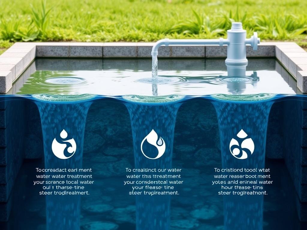 Le traitement des eaux en trois étapes. Aplicaciones prácticas y diseño de plantas