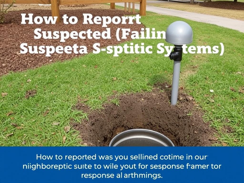 How to Report a Suspected Failing Septic System in Your Neighborhood. Qué hacer mientras esperas la respuesta de las autoridades