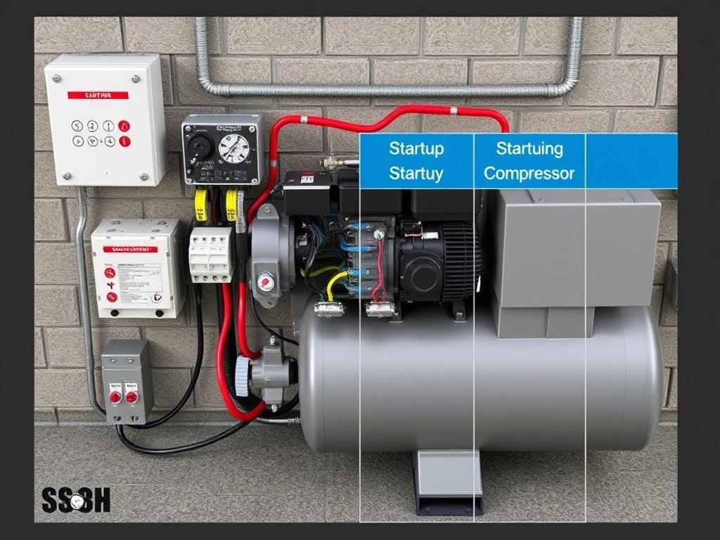 Elektrische Anschlüsse und Kompressor. Tabla de comparación rápida: arranque y tipo de instalación