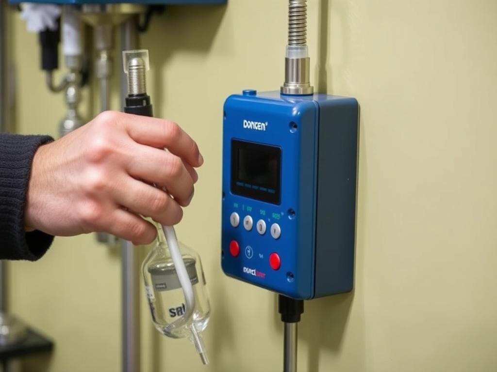 Cómo operar un sistema con bomba de dosificación. Seguridad y manejo de químicos