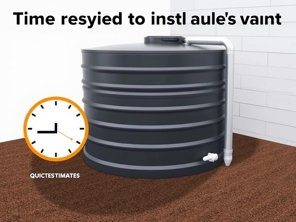 Temps nécessaire pour installer une fosse septique. Resumen visual: estimaciones rápidas
