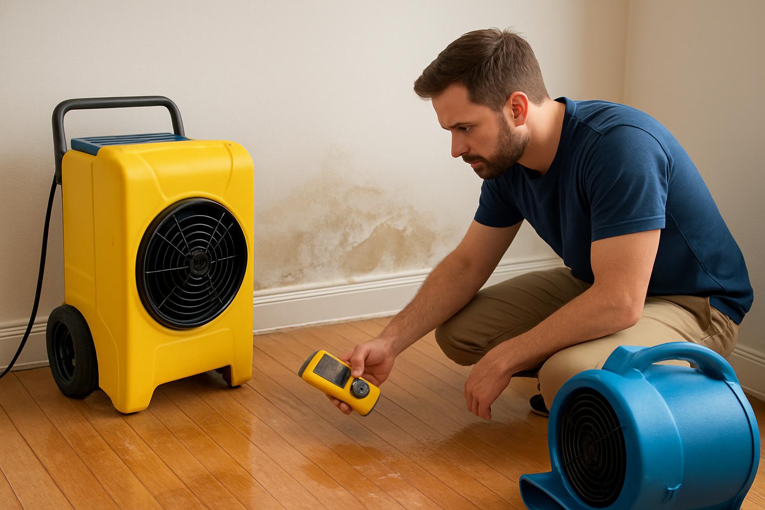 Эффективная просушка объекта после затопления: оборудование и контроль Эффективная просушка объекта после затопления: оборудование и контрольфото